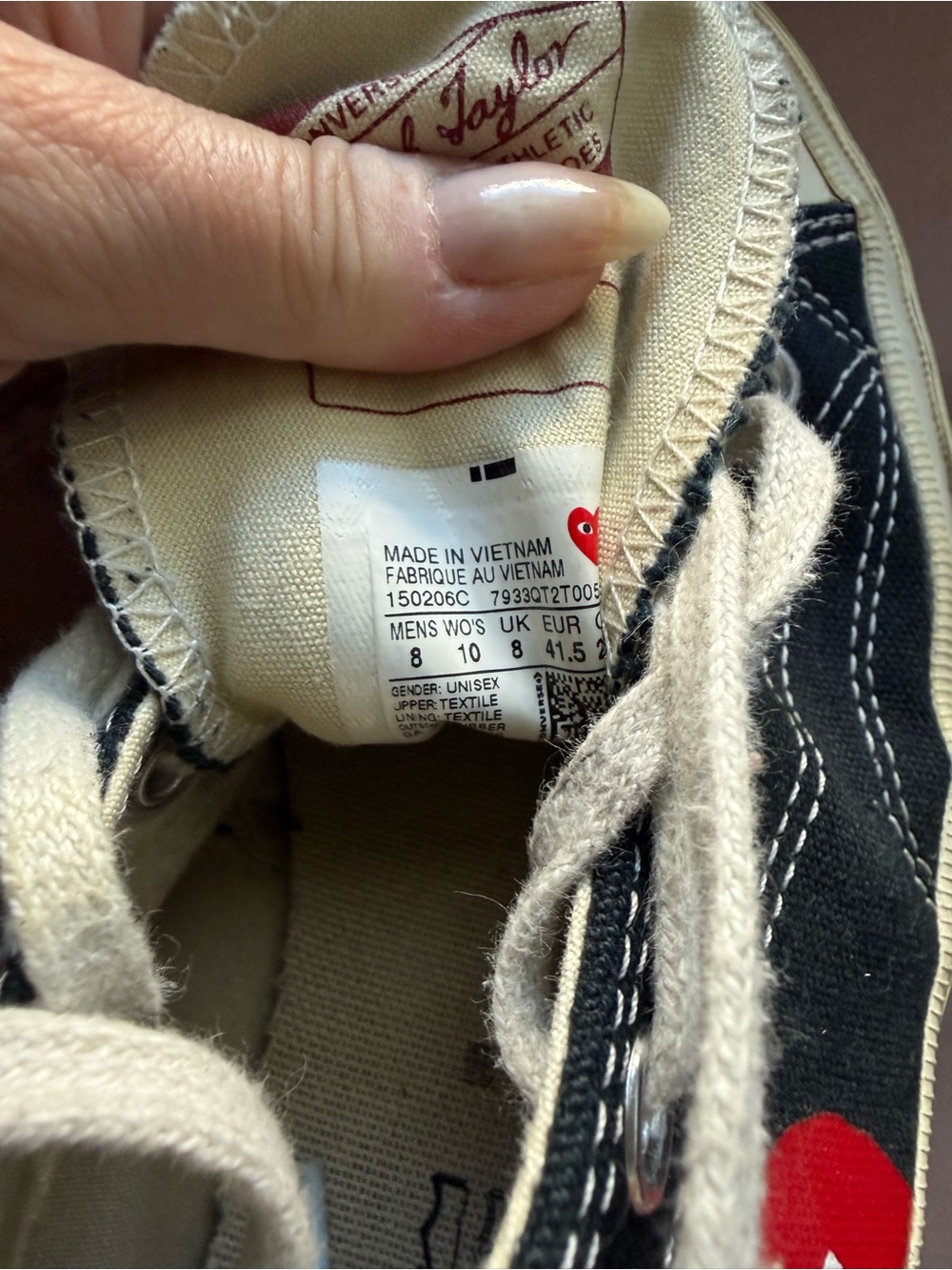 COMME DES GARÇONS PLAY X CONVERSE - Picture 4 of 5